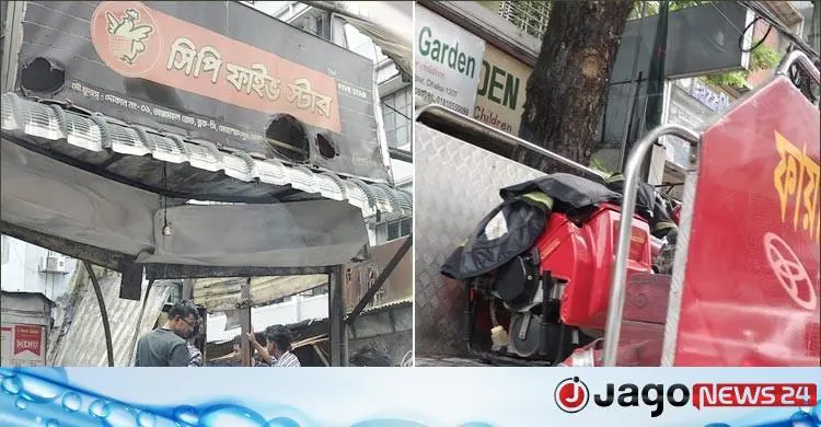 মোহাম্মদপুরে আগুনে পুড়লো ফাস্ট ফুডের দোকান