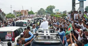 কুমিল্লার পথসভা শেষে চট্টগ্রামের পথে ১১ দলীয় জোটের লংমার্চ