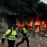 A whole lot arrested in France as police conflict violently with protesters