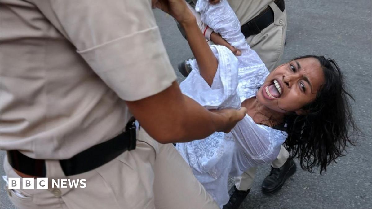 Indian police accused of sexual harassment in opposition to journalists at protest