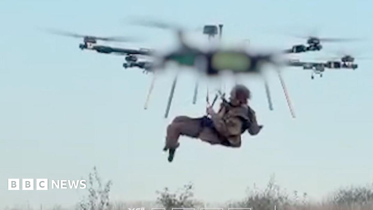 Ukraine says it carried out first drone airlift of wounded soldier from entrance line